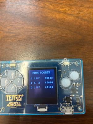 Super Impulse Micro Arcade Mini Handheld Retro Game, Tetris Pocket