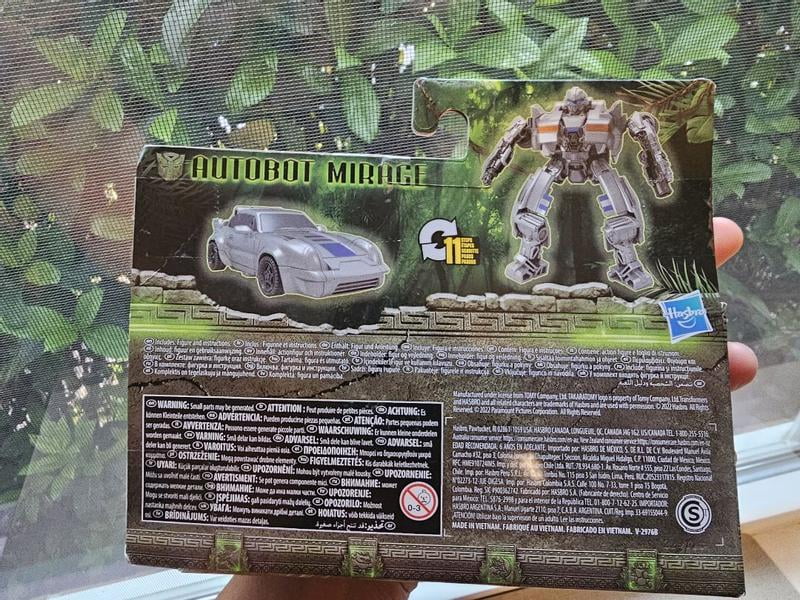 Hasbro Transformers - Statuetta Autobot Mirage Battle Changers 11 Cm - Giocattolo 2-in-1 Da Robot Ad Auto - Ispirato Al Film Rise Of The Beasts