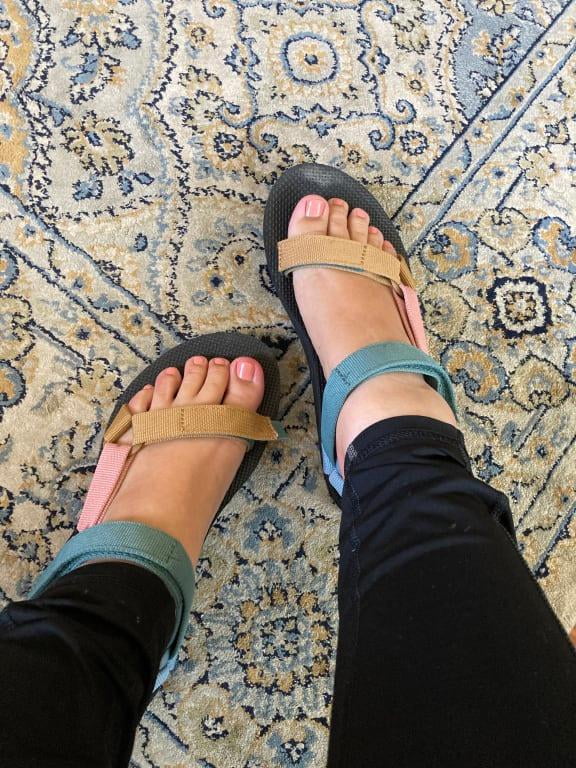 靴 Teva M ORIGINAL UNIVERSAL AZURA GREY 9 Teva Original Universal Sandal - Grey Multi - 9 - Walmart.com