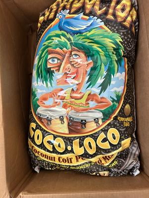FoxFarm Bush Doctor Coco Loco Potting Soil Mix, Coconut Coir, 2