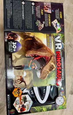 Abacus Brands, VR Dinosaur Activity Kit, 60 pieces, STEM Toys for