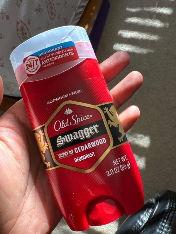 Old Spice Swagger Deodorant 3 Ounce Pack of 4 with Cedarwood and