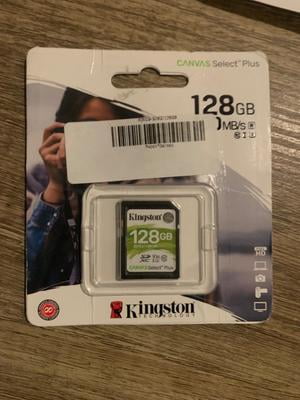 Kingston Canvas React Plus 128 GB Class 10/UHS-II (U3) V90 SDXC