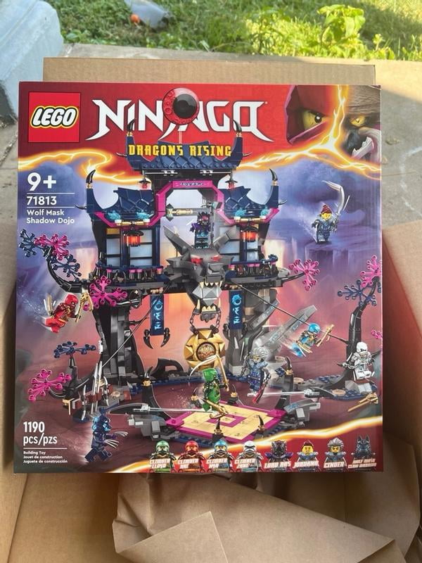 nyu********* LEGO NINJAGO Wolf Mask Shadow Dojo Building Toy with 8 Ninja