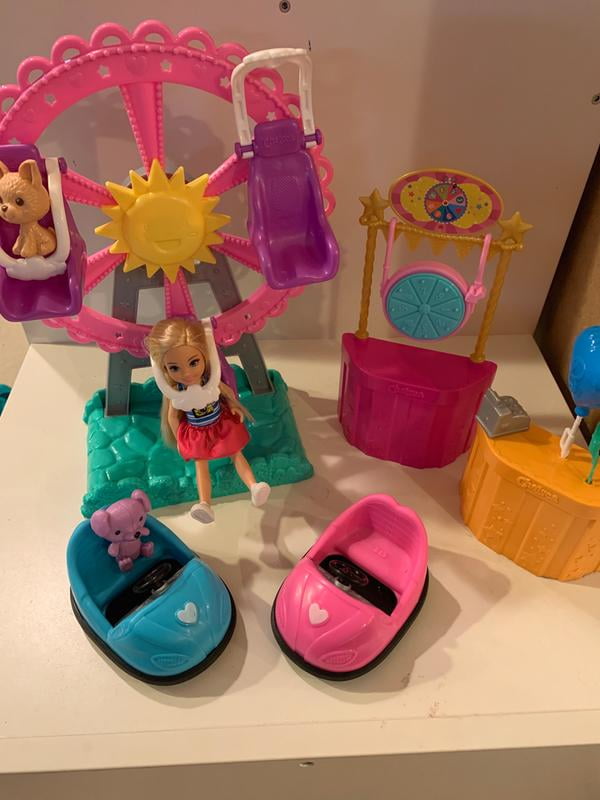Barbie Club Chelsea Carnival Playset Blonde Doll with Ferris Wheel Accessories Play Sets Walmart