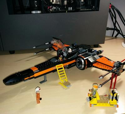 poe's x wing lego walmart