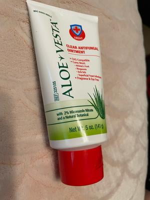 ConvaTec Aloe Vesta Antifungal Ointment, 2-in-1, 5 oz Tube, Latex-Free,  Cures Superficial Fungal Infections - Walmart.com