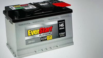 EverStart Platinum AGM Battery – Group H6/LN3/48, 12V, 760 CCA – Maintenance Free