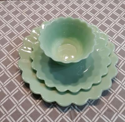The Pioneer Woman Timeless Beauty 3 Piece Dinnerware Set Jade Walmart Com Walmart Com