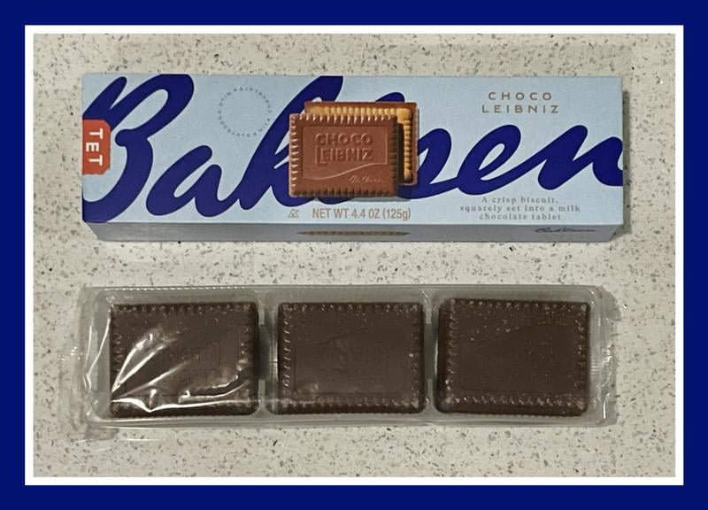 Bahlsen Butter Biscuits with Milk Chocolate, Fine European Cookies