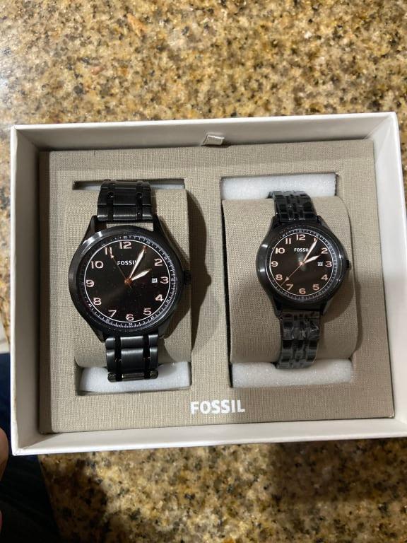 FOSSIL BQ2471SET Black Stainless Steel 