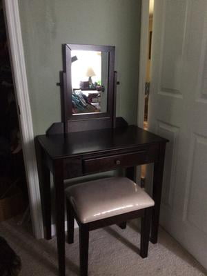 Home Craft 3 Piece Vanity Set Espresso