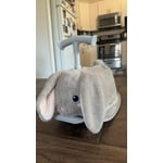 Yvolution My Buddy Roller 2-in-1 Rabbit Plush Ride-On Toy, Rocker ...