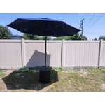Outdoor Patio Veradek Umbrella Side Stand Table - Gray - Walmart.com