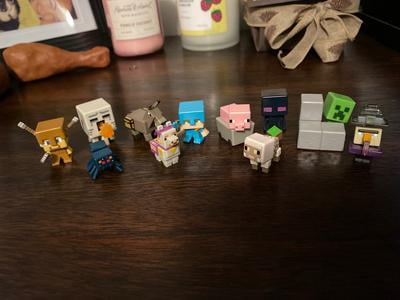 Minecraft Build-A-Mini Blind Pack Figure 3-Pack Dig In Set Bundle Mattel