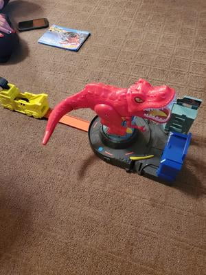 Hot Wheels LOT City T Rex Rampage Track Builder Cobra & Shuttle