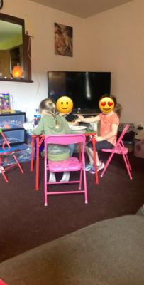 mickey mouse erasable activity table and chairs playset
