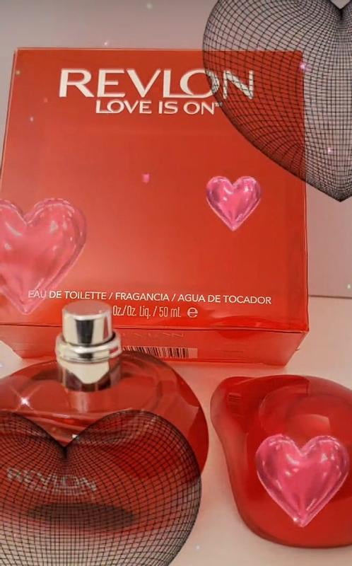 REVLON レブロン LOVE IS ON オードトワレ Love is On by Revlon Eau De Toilette Spray 1.7 oz for Women