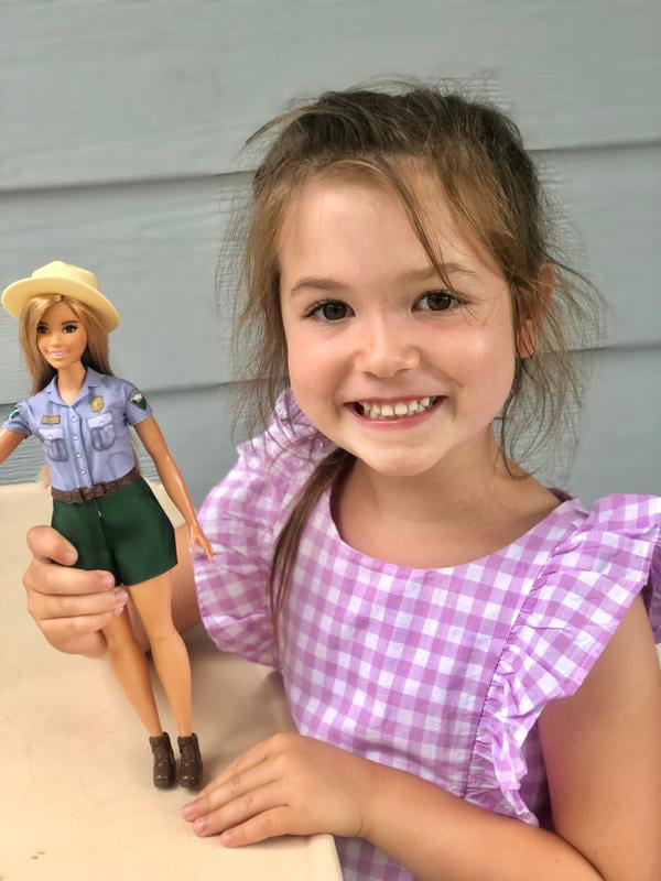 Year 2019 Barbie Career You Can Be Anything 12" Doll Curvy Park Ranger Gnb31 for sale online 