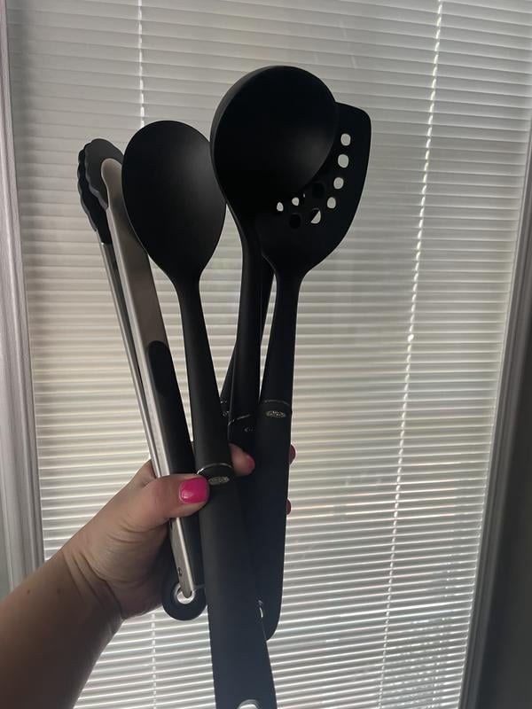 OXO 5-Piece Nylon Cooking Spoon, Gadget, Turner, Stir with Good