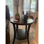 Roundhill Furniture Perth Contemporary Accent Side Table, Espresso ...