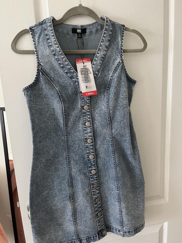 white christmas dresses Lone Star Denim Dress main image 1