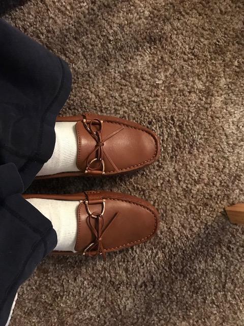 ralph lauren briley moccasin flats