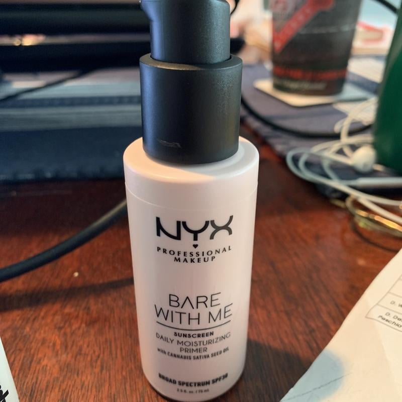 nyx bare with me daily moisturizing primer