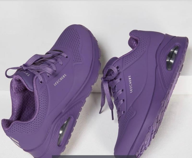 womens purple skechers