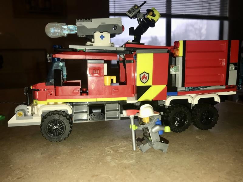 トップス m.jy13ACLENTDrapeoffshoulderribbontop LEGO Fire Command Unit 60374, Rescue Fire Engine Toy Set