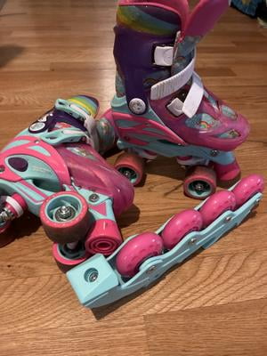 unnumber unicorn & styling ペプラム Roller Derby Sprinter Girl's 2-in-1 Quad Roller and Inline