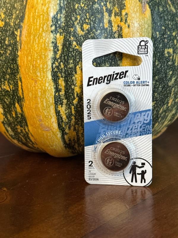 Energizer, CR2025 Coin Batteries, 3V Lithium, 4 Pack - Walmart.com