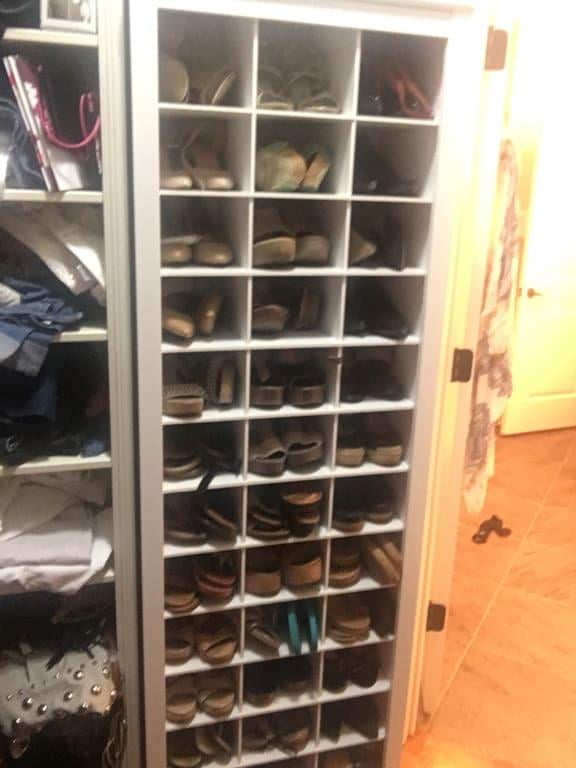 Prepac 36 Pair Shoe Storage Rack Espresso Walmart Com Walmart Com