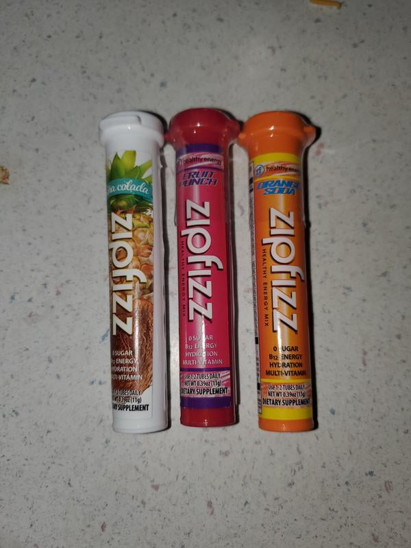Zipfizz Energy Multi-Vitamin Hydration Drink Mix, Combo Pack, 30