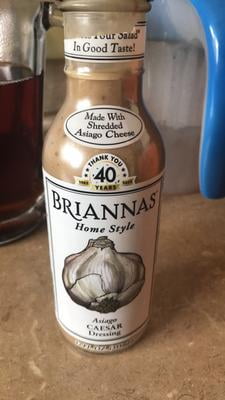 2 pack) Briannas Home Style Asiago Caesar Dressing, 12 fl oz - Walmart.com