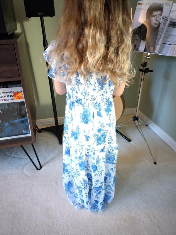 sam's club maxi dresses Rare Editions Girls Chiffon Maxi Dress