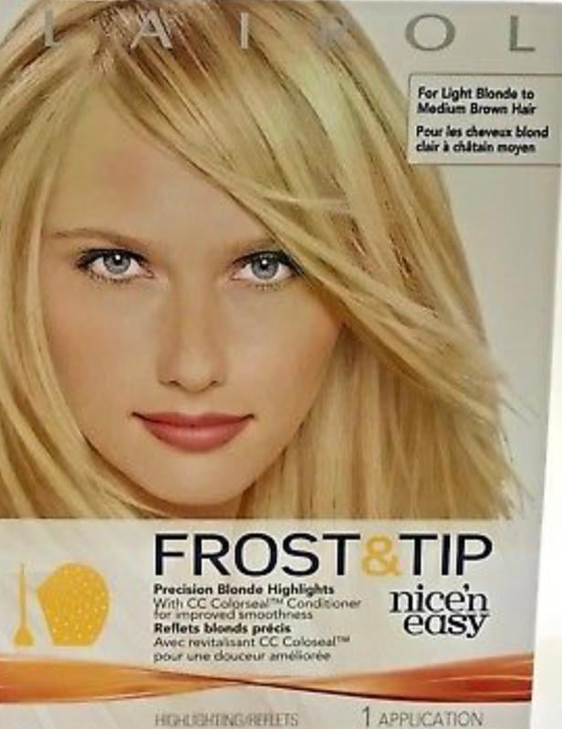 frost and tip hair color