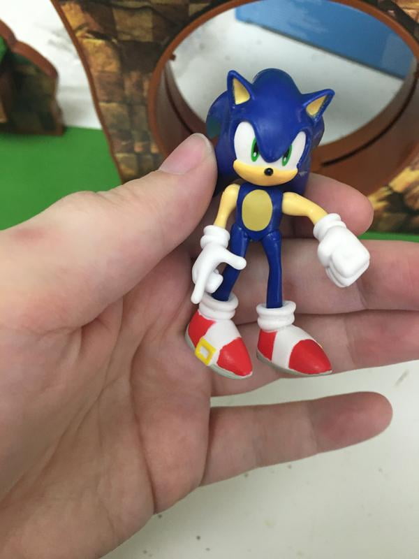  Sonic The Hedgehog Green Hill Zone Playset with 2.5