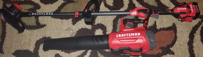 CRAFTSMAN V20 2 Piece 20 Volt Max Brushless Cordless Trimmer