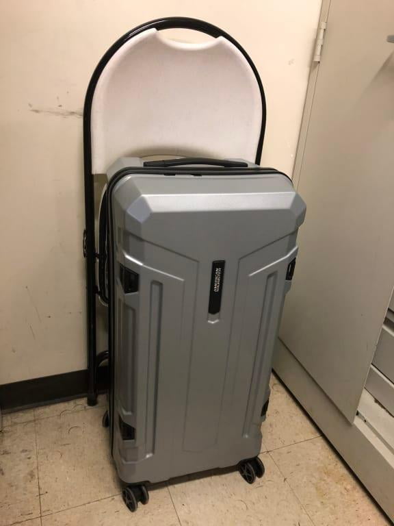 american tourister trip locker spinner trunk
