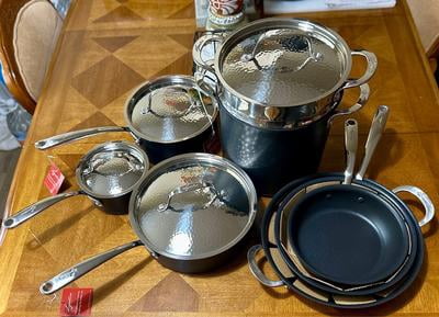 Lagostina, Cookware Set, H904SC64, Nonstick Hard Anodized Aluminum