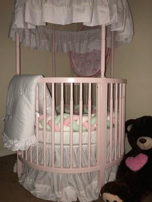 round baby cribs walmart