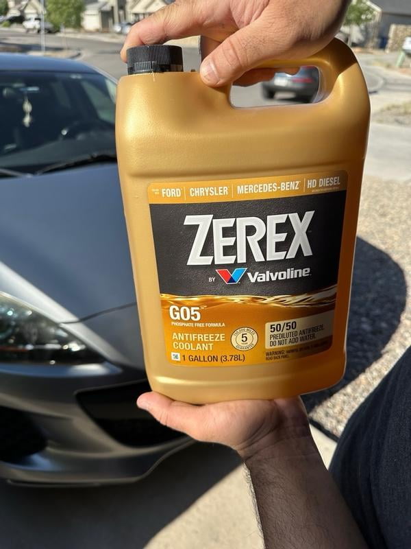 Zerex Engine Coolant ZXG051 G-05; Concentrate; Yellow; 1 Gallon