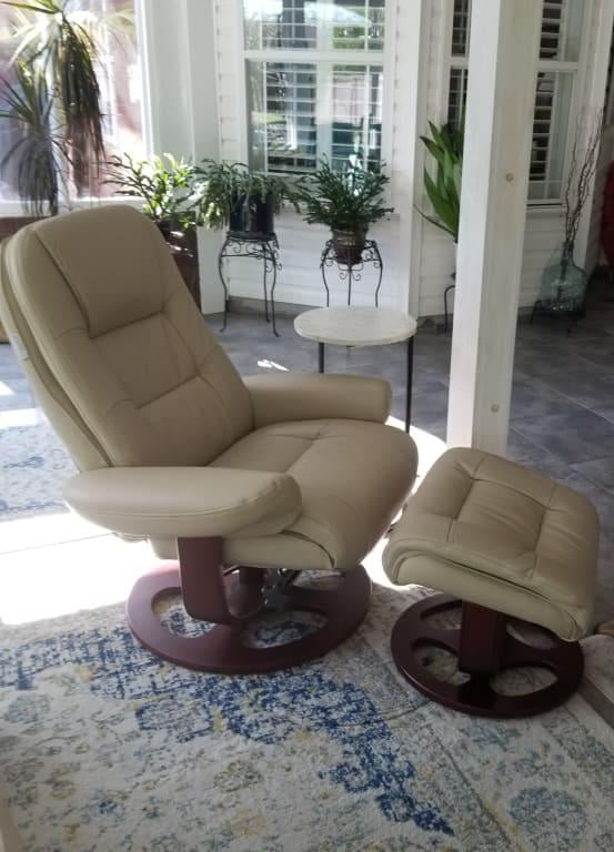 Barcalounger Jacque Ii Pedestal Recliner With Ottoman Walmart Com Walmart Com