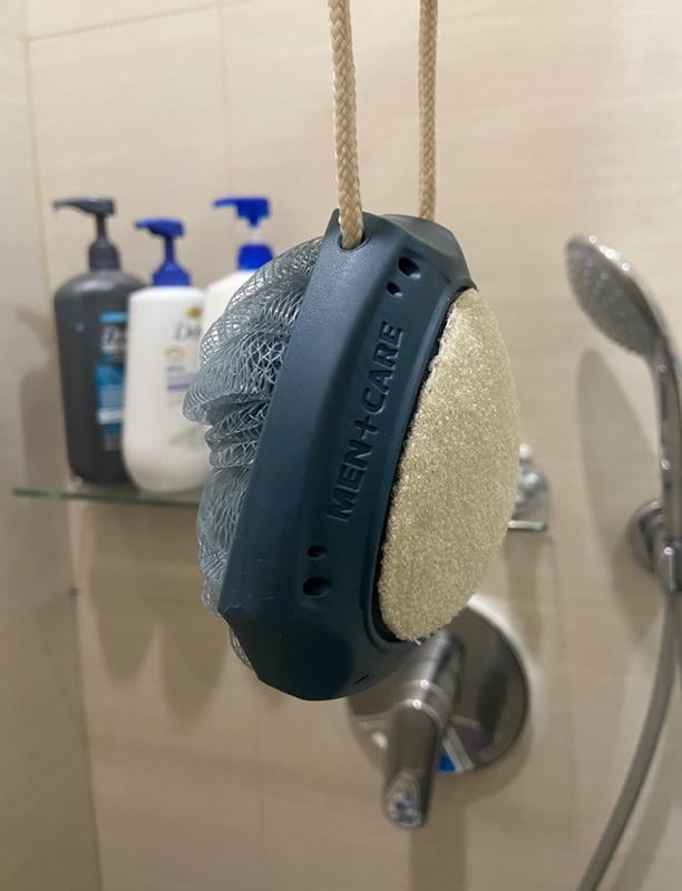 Dove Men+Care Active Clean, Dual Sided Shower Loofah, Hydrate Skin