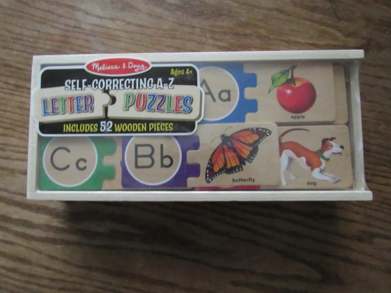 melissa and doug self correcting alphabet puzzle