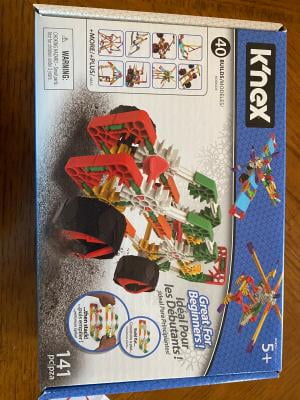 K'NEX Kids STEM Beginner 40 Model Building Set - 141 parts