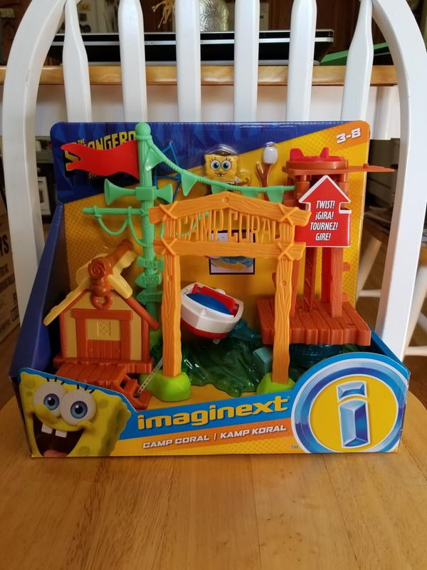spongebob camp coral playset