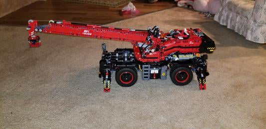 LEGO Technic Rough Terrain Crane 42082 Building Kit 4057 Piece Walmart