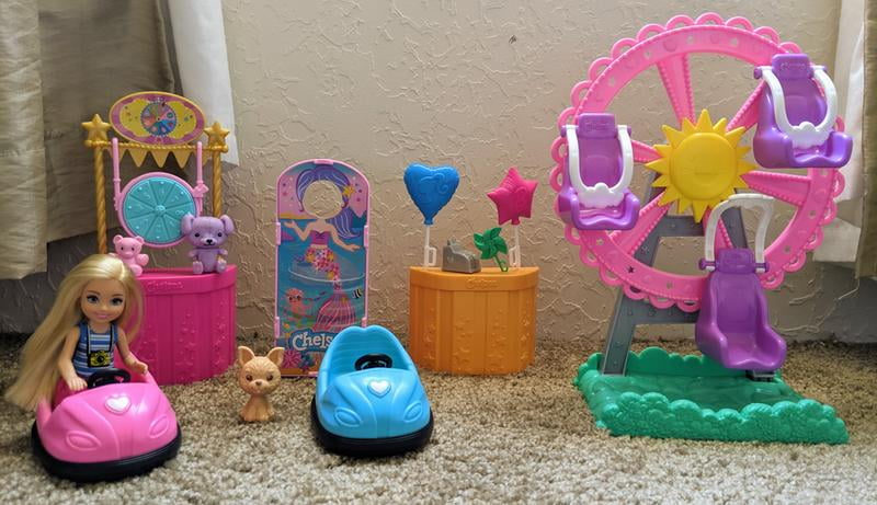 Barbie Club Chelsea Carnival Playset with Blonde Small Doll